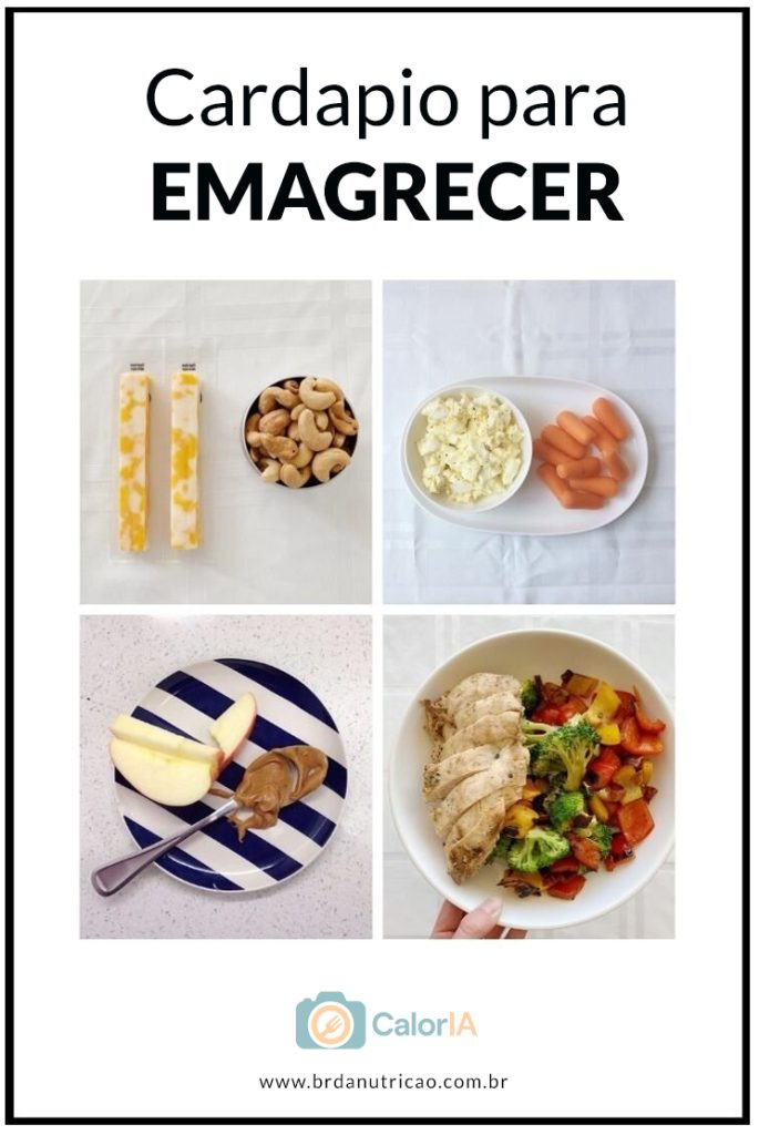cardapio para emagrecer