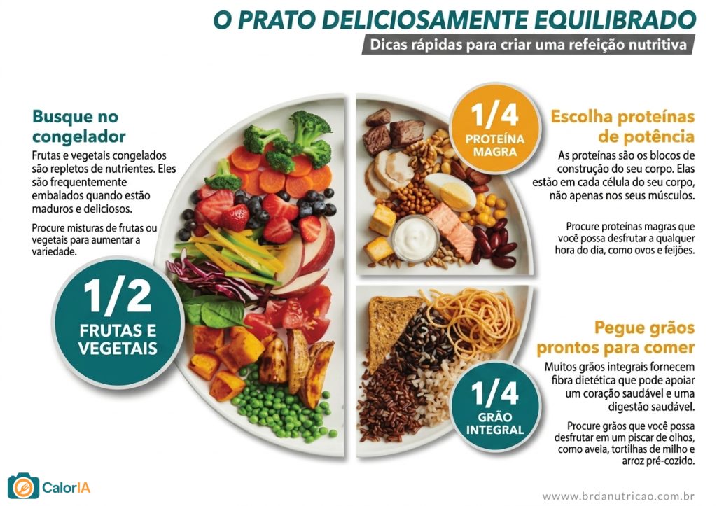 Como Montar um Prato Saudável Para Emagrecer